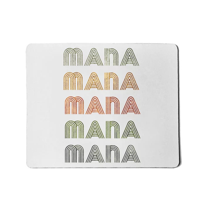 Love Heart M.A.N.A Grungevintage Style Black Mousepad