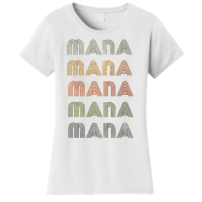 Love Heart M.A.N.A Grungevintage Style Black Women's T-Shirt