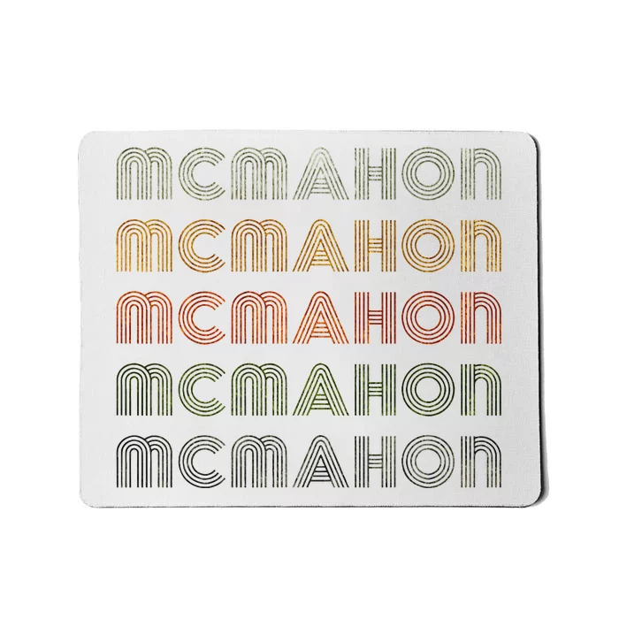 Love Heart Mcmahon Grunge Style Black Mcmahon Mousepad