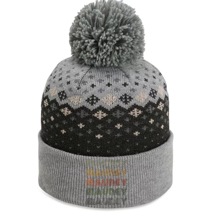 Love Heart Mauney Grunge Vintage Style Black Mauney The Baniff Cuffed Pom Beanie