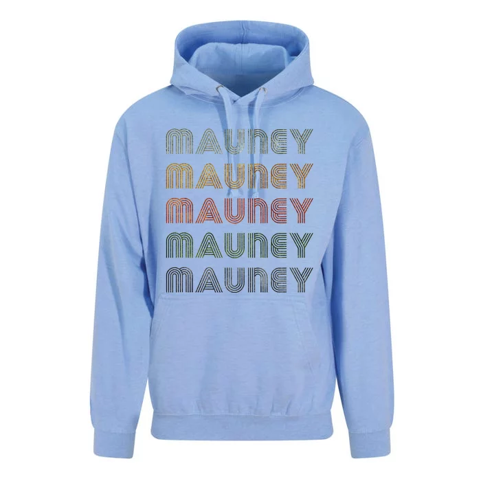 Love Heart Mauney Grunge Vintage Style Black Mauney Unisex Surf Hoodie