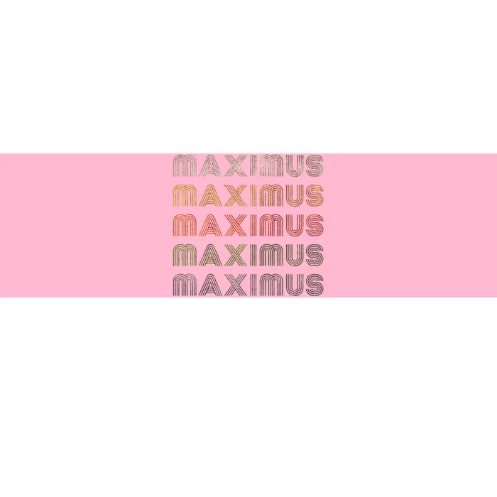 Love Heart Maximus Grungevintage Style Black Maximus Bumper Sticker