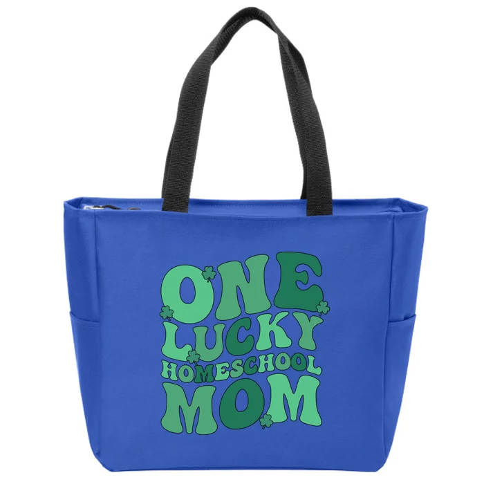 Lucky Homeschool Mom St Patrick's Day Homeschooling Mom Cool Gift Zip Tote Bag