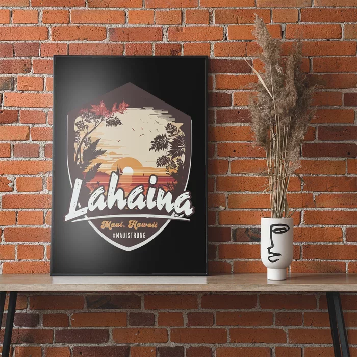 Lahaina Hawaii Maui Strong Support Poster