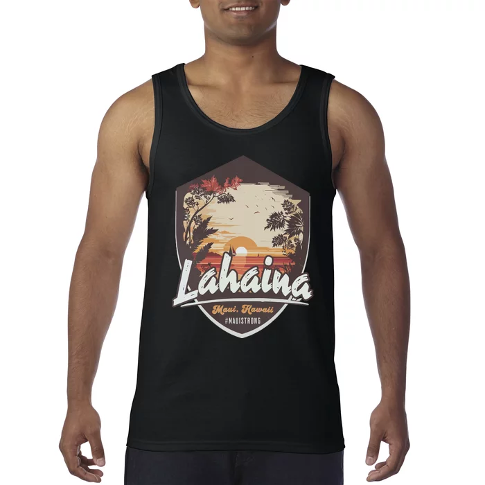 Lahaina Hawaii Maui Strong Support Tank Top