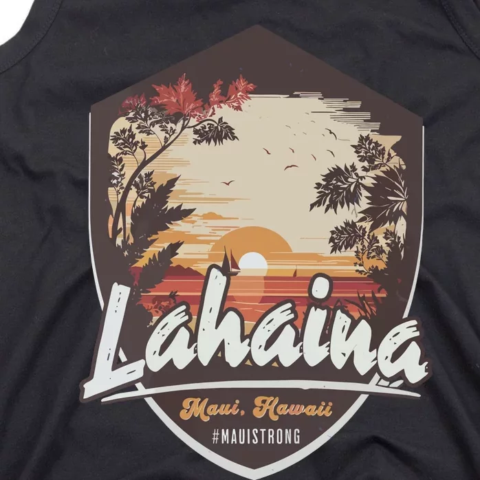 Lahaina Hawaii Maui Strong Support Tank Top