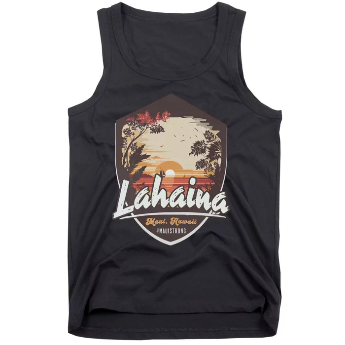 Lahaina Hawaii Maui Strong Support Tank Top