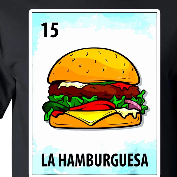 La Hamburguesa Mexican Hamburger Cards Tall T-Shirt