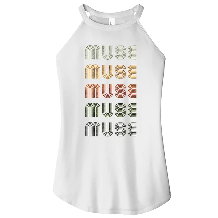 Love Heart Muse Grunge Women’s Perfect Tri Rocker Tank