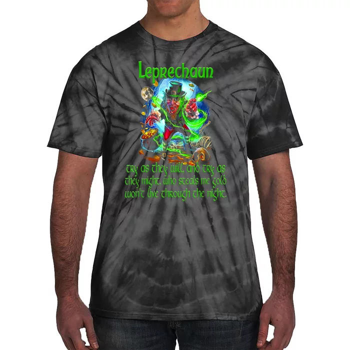 Leprechaun Horror Movie St. Patrick's Day Tie-Dye T-Shirt