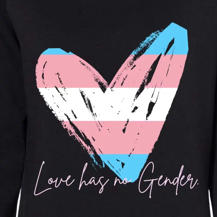 Love Has No Gender Gift Womens California Wash Sweatshirt