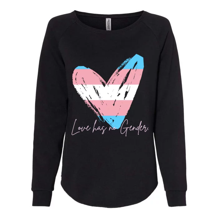 Love Has No Gender Gift Womens California Wash Sweatshirt