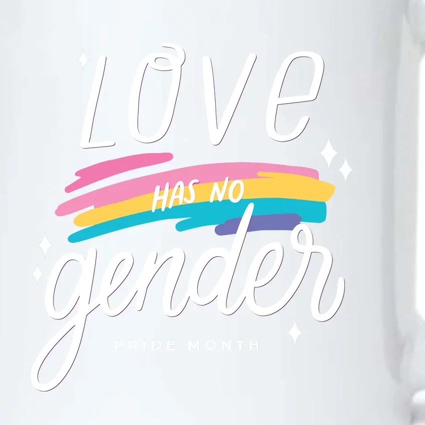 Love Has No Gender Pride Month Graphic Black Color Changing Mug