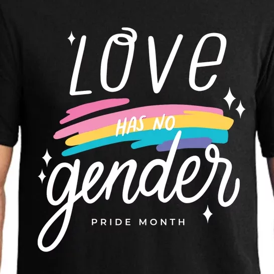 Love Has No Gender Pride Month Graphic Pajama Set