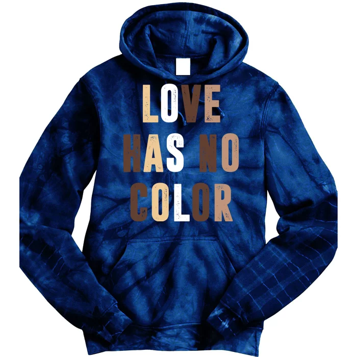 Love Has No Color Black History Tie Dye Hoodie