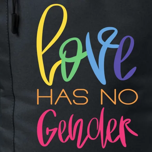 Love Has No Gender LGBTQ Daily Commute Backpack