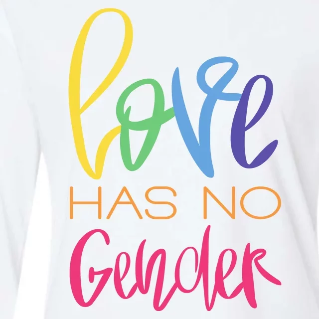 Love Has No Gender LGBTQ Womens Cotton Relaxed Long Sleeve T-Shirt