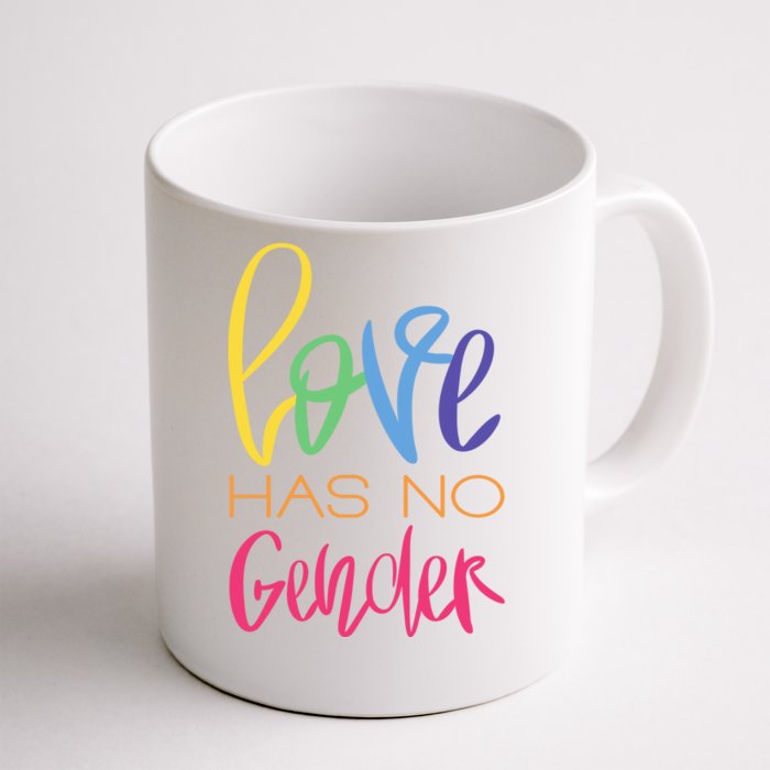 Love Has No Gender LGBTQ Front & Back Coffee Mug