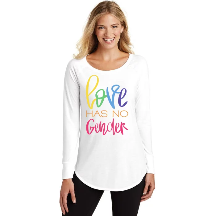 Love Has No Gender LGBTQ Women's Perfect Tri Tunic Long Sleeve Shirt