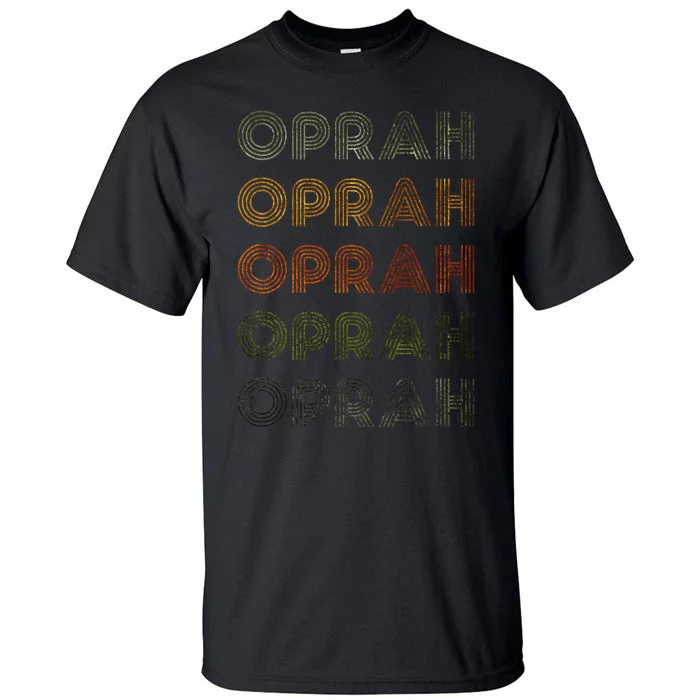 Love Heart Oprah Grunge Vintage Style Black Oprah Tall T-Shirt