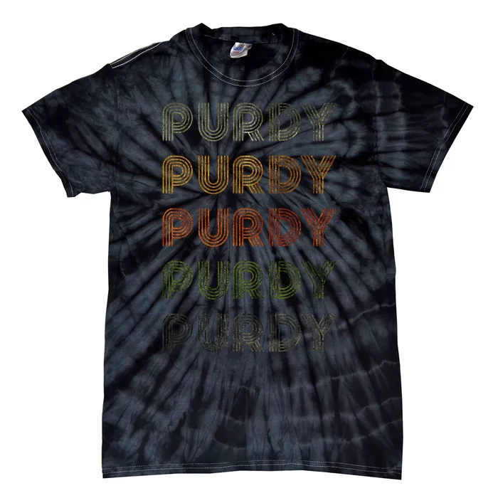 Love Heart Purdy Grunge Style Black Purdy Tie-Dye T-Shirt