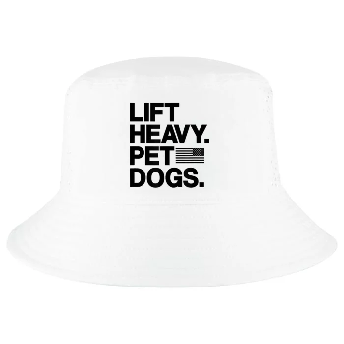 Lift Heavy Pet Dogs Gym Pet Lover Cool Comfort Performance Bucket Hat