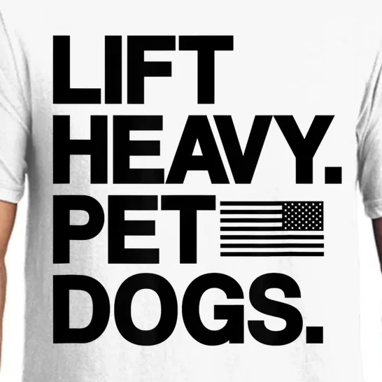 Lift Heavy Pet Dogs Gym Pet Lover Pajama Set