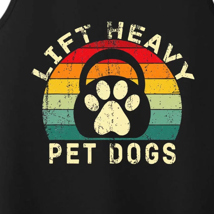 Lift Heavy Pet Dogs Gym Fitness Workout Weightlifting Performance Tank