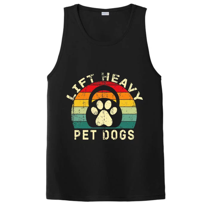 Lift Heavy Pet Dogs Gym Fitness Workout Weightlifting Performance Tank