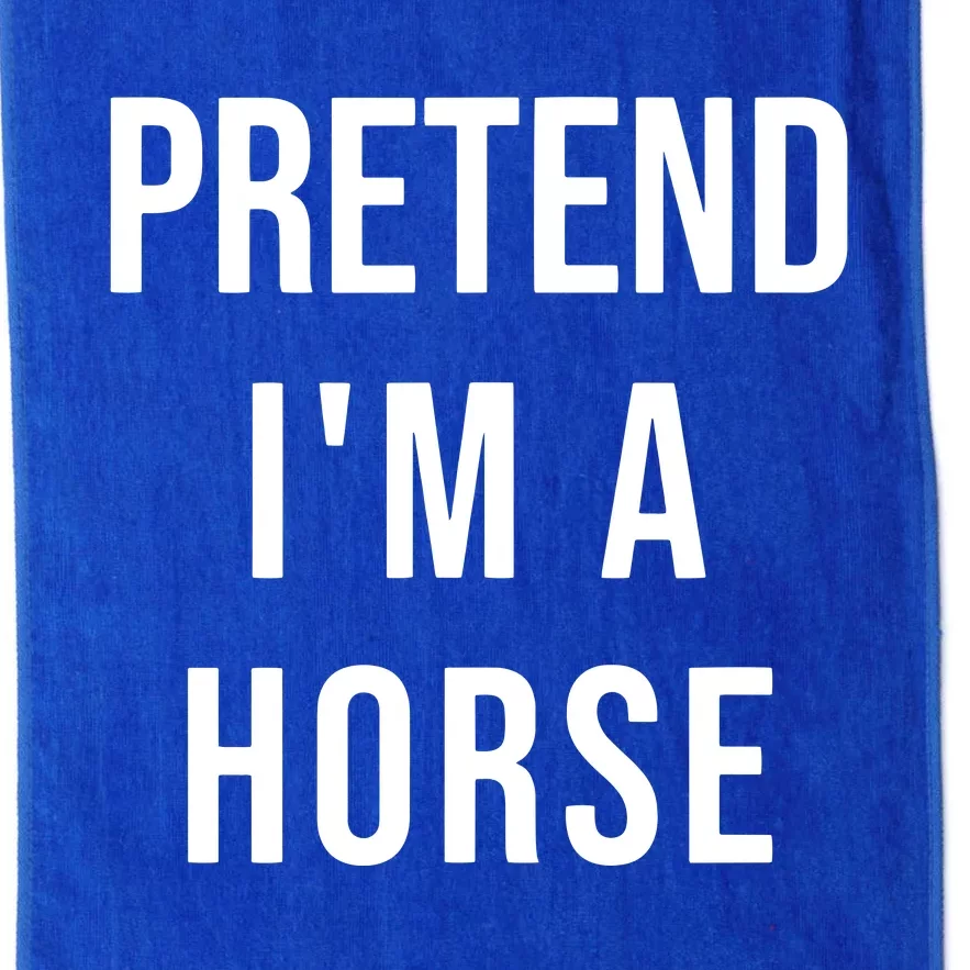 Lazy Halloween Pretend IM A Horse Costume Funny Party Platinum Collection Golf Towel