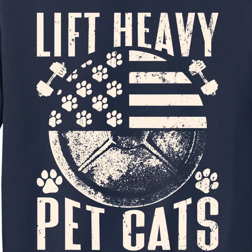 Lift Heavy Pet Cats Weightlifting Cat Weight Lifting Sweatshirt