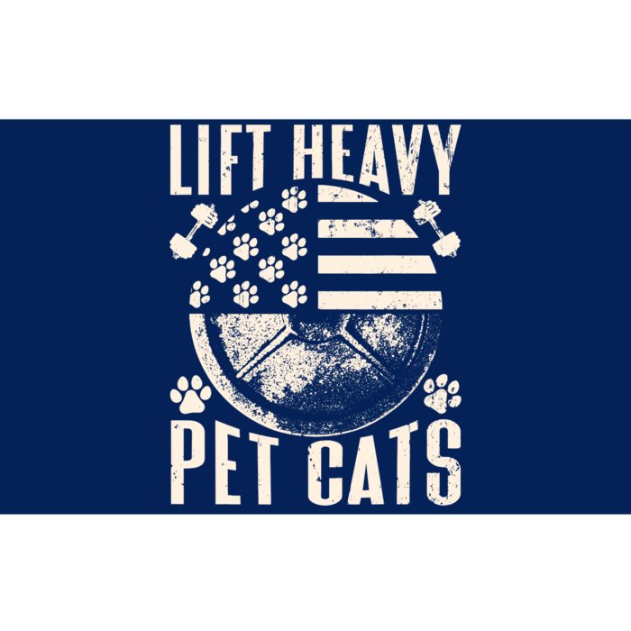 Lift Heavy Pet Cats Weightlifting Cat Weight Lifting Bumper Sticker