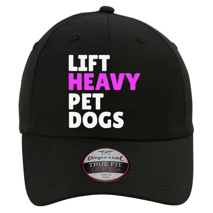 Lift Heavy Pet Dog Funny Gym Workout Gifts For Weight Lifter The Original Performance Cap