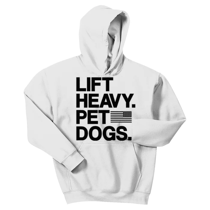 Lift Heavy Pet Dogs Gym For Weightlifters Kids Hoodie