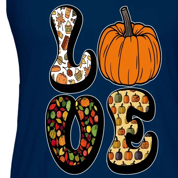 Love Halloween Pumpkin Cute Ladies Essential Flowy Tank