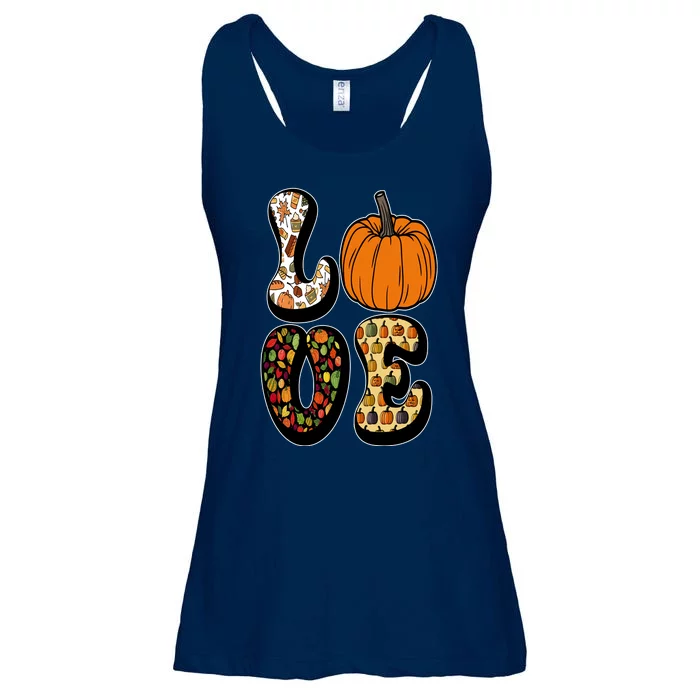 Love Halloween Pumpkin Cute Ladies Essential Flowy Tank