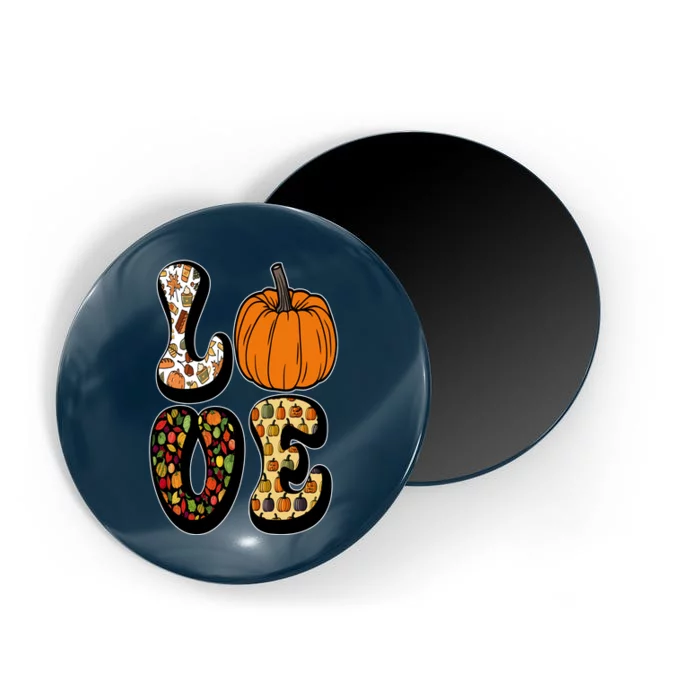 Love Halloween Pumpkin Cute Magnet