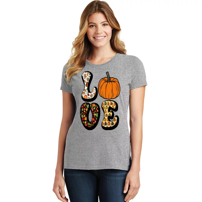 Love Halloween Pumpkin Cute Women's T-Shirt