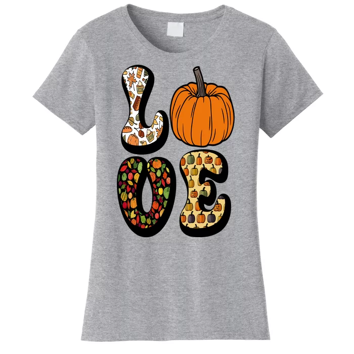 Love Halloween Pumpkin Cute Women's T-Shirt