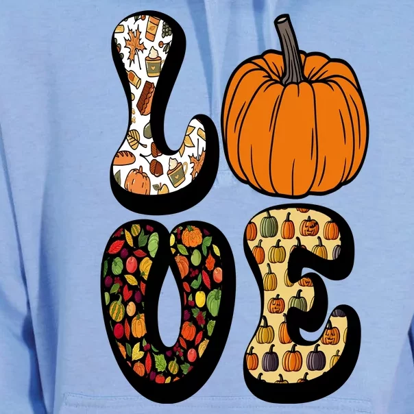 Love Halloween Pumpkin Cute Unisex Surf Hoodie