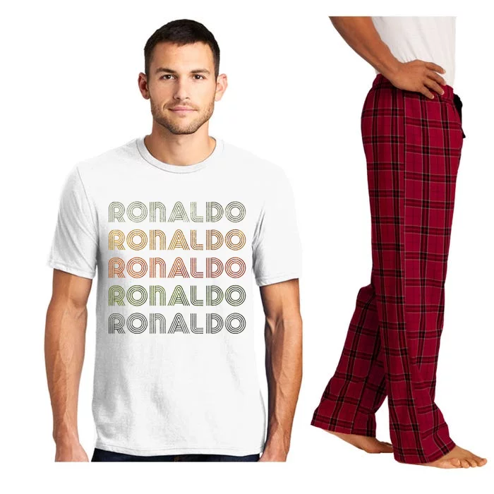 Love Heart R.O.N.A.L.D.O Grunge Style Black R.O.N.A.L.Do Pajama Set