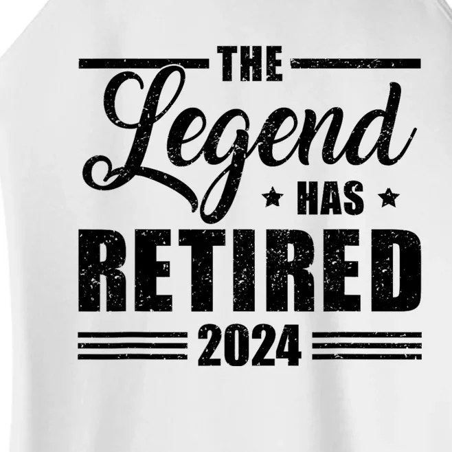 Legend Has Retired 2024 Funny Retirement 2024 Women’s Perfect Tri Rocker Tank