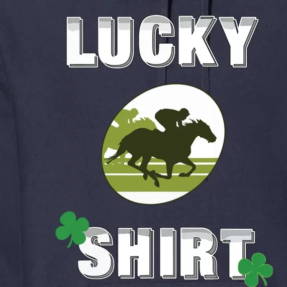 Lucky Horse Race Equestrian Darks Premium Hoodie