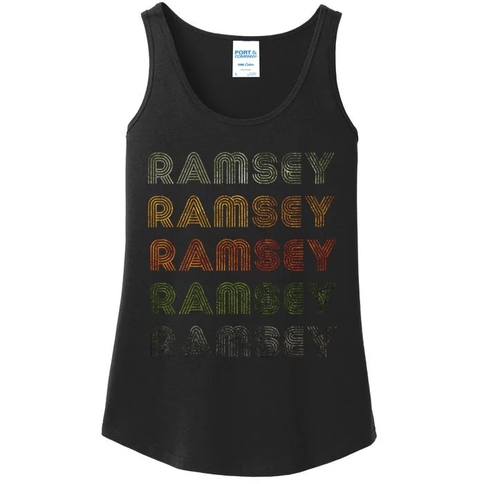 Love Heart Ramsey Grungevintage Style Black Ramsey Ladies Essential Tank