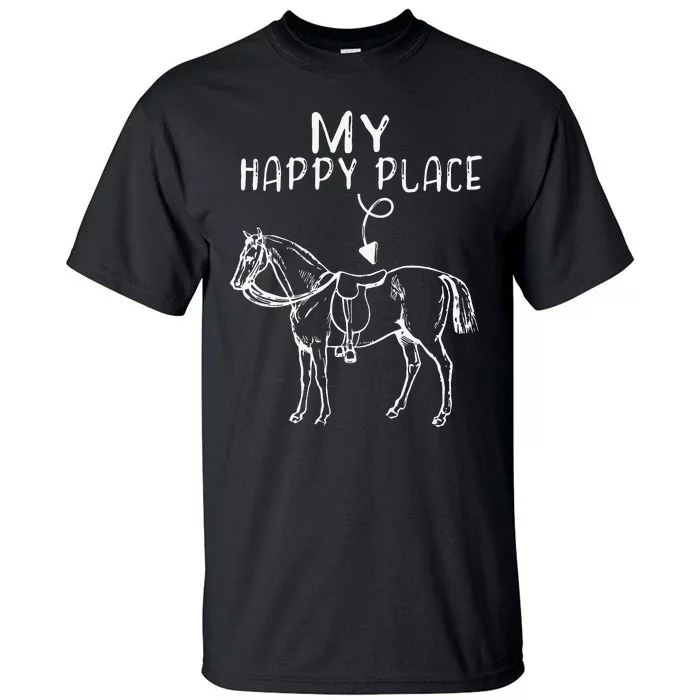 Lover Horseback Riding Equestrian Tall T-Shirt