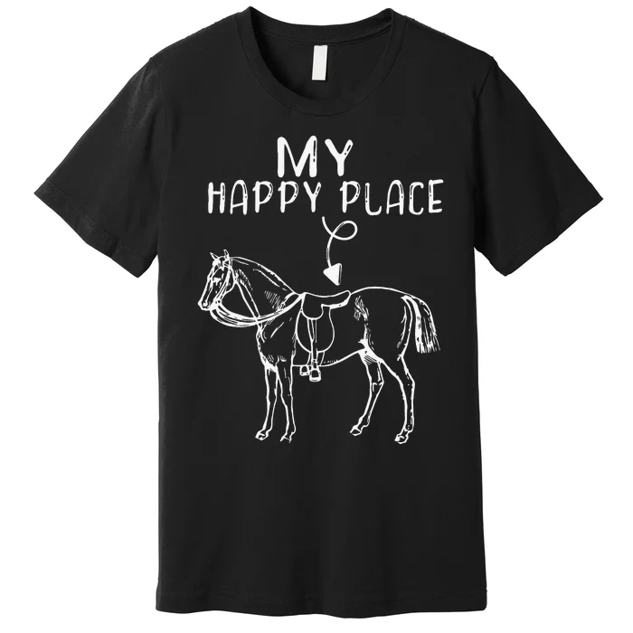 Lover Horseback Riding Equestrian Premium T-Shirt