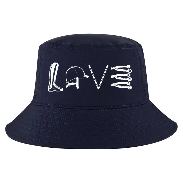 Love Horseback Riding Cool Comfort Performance Bucket Hat