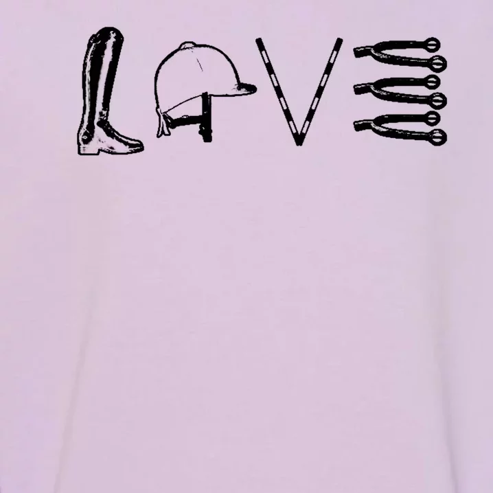 Love Horseback Riding Garment-Dyed Sweatshirt