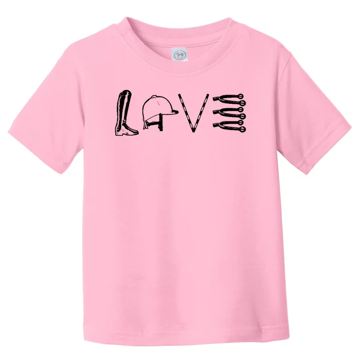 Love Horseback Riding Toddler T-Shirt