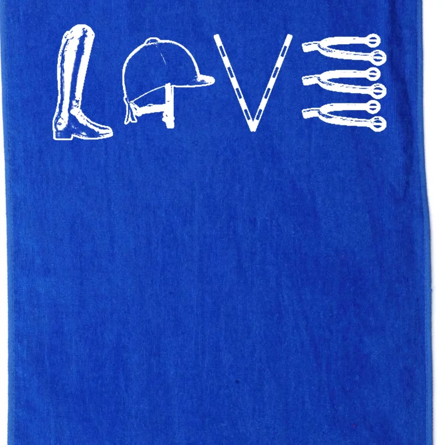 Love Horseback Riding Platinum Collection Golf Towel